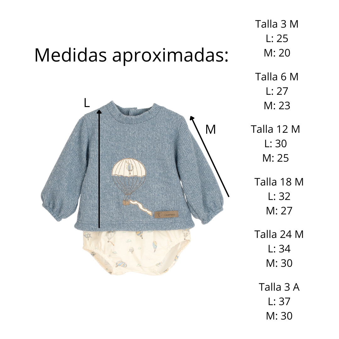 anemoi azul pololo medidas