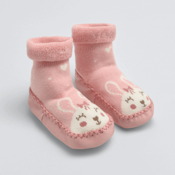 Calcetines zapatilla conejito