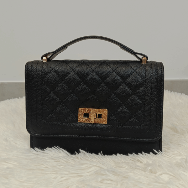Bolso rombos Black