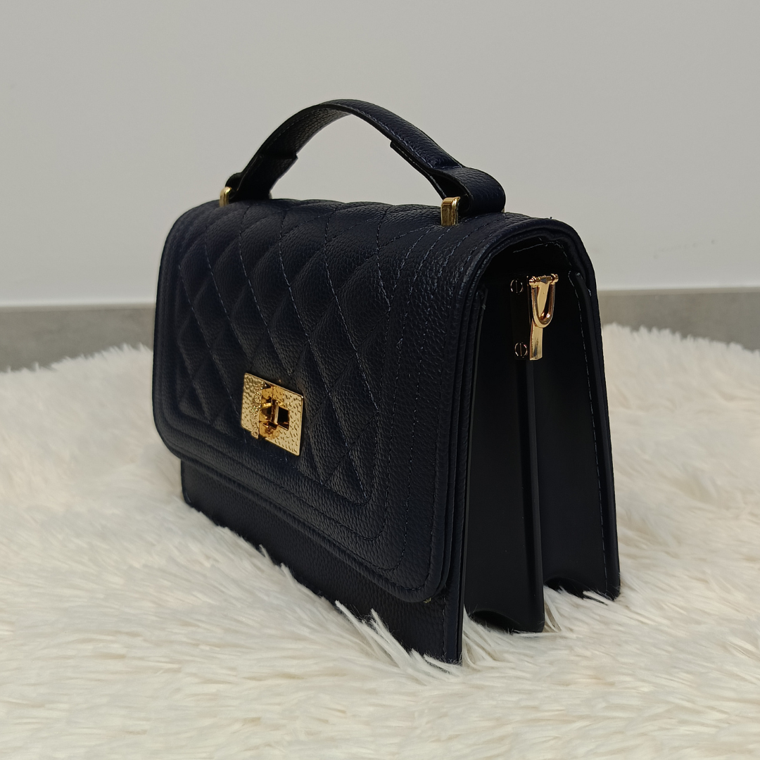 BOLSO ROMBOS BLUE1155 2