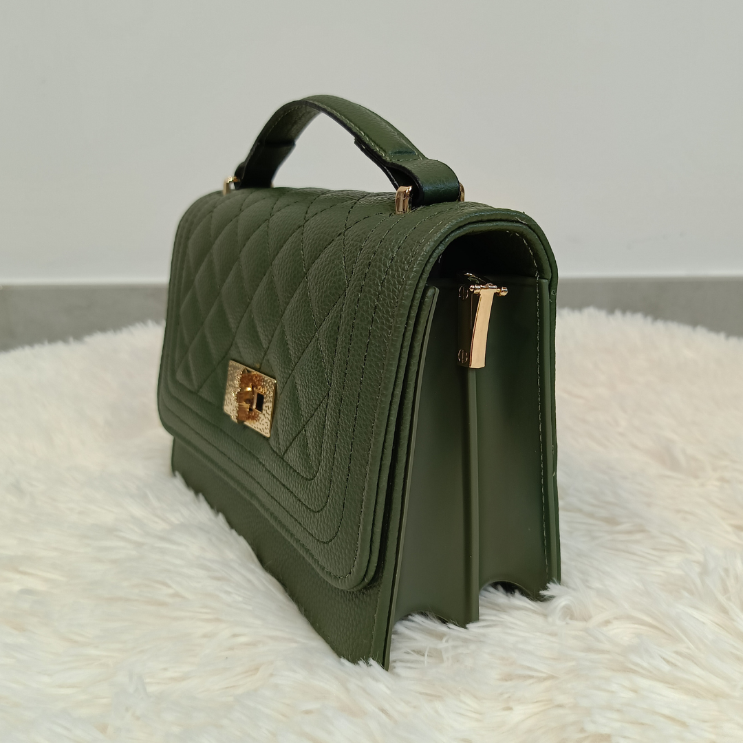 BOLSO ROMBOS GREEN 1155 2