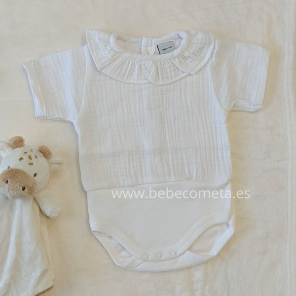 Body bambula blanco M/C