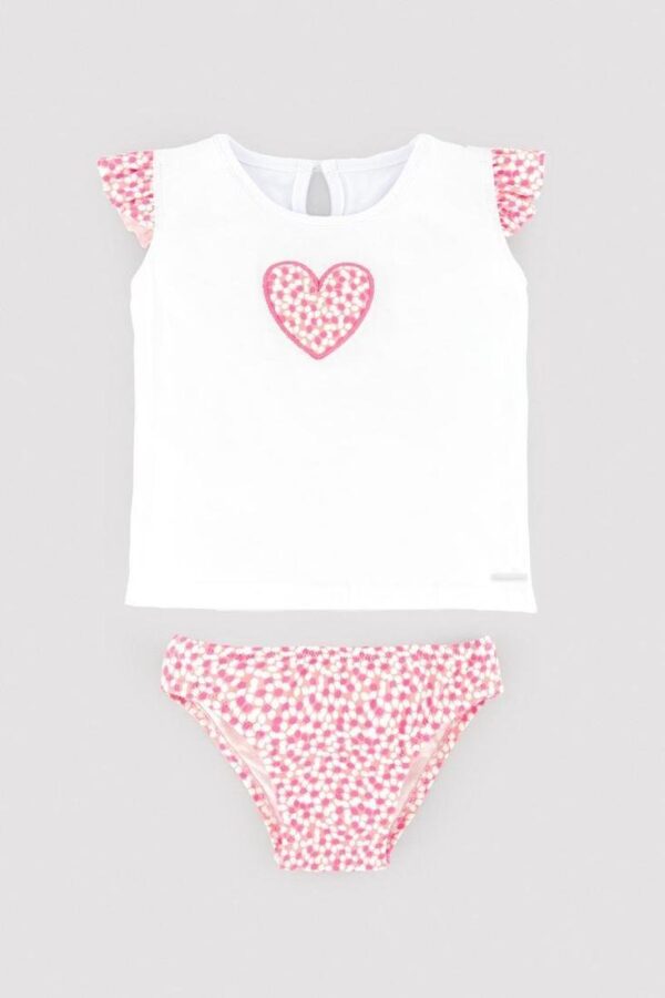 Conjunto baño corazón