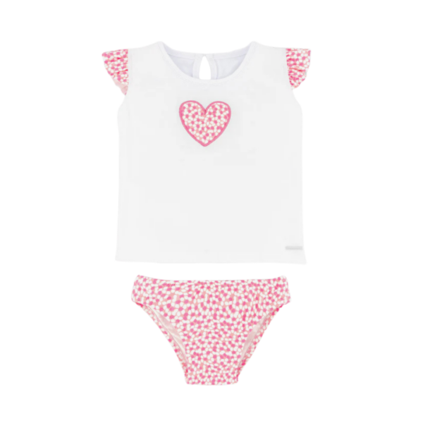 Conjunto baño corazón